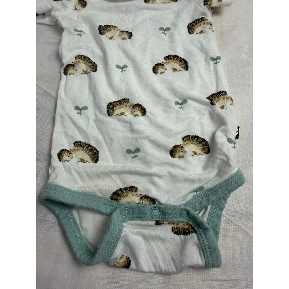 Kyte Baby Gigi and Max Tiny Kind Bamboo Bundle 0-3 Months Floral Hedgehog Bows